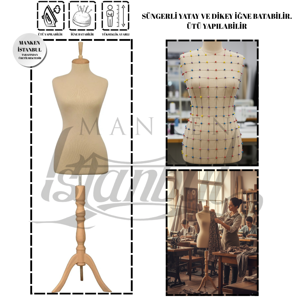 Süngerli Terzi Mankeni Prova Mankeni 34–46 Beden Arası ile Profesyonel Prova Deneyimi 1 Süngerli Terzi Mankeni Prova Mankeni 34–46 Beden Arası ile Profesyonel Prova Deneyimi