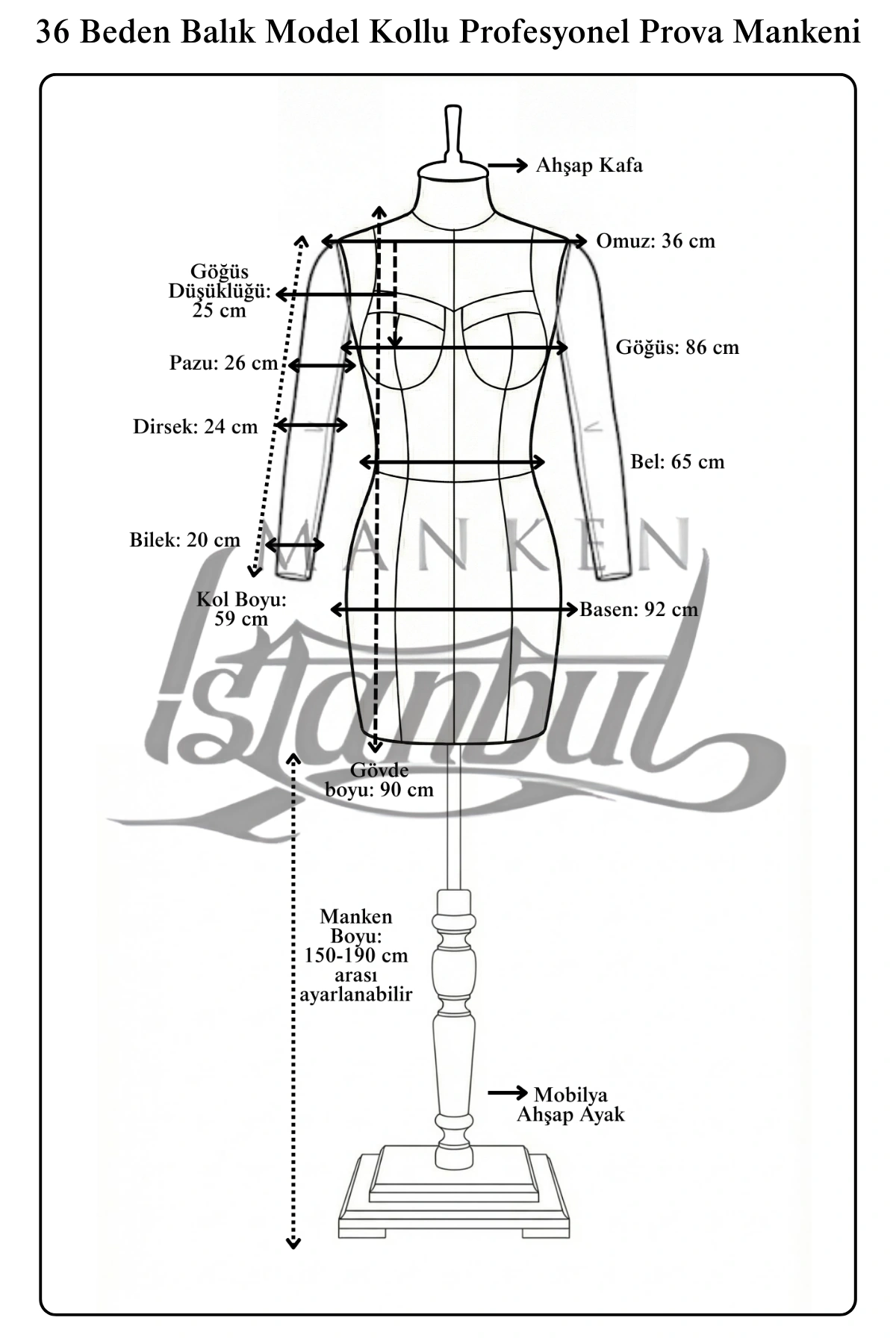 Bayan Profesyonel Kollu Terzi ve Prova Mankeni ile Kusursuz Kalıp ve Sunum 2 Bayan Profesyonel Kollu Terzi ve Prova Mankeni ile Kusursuz Kalıp ve Sunum