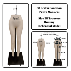 Bayan Alt Grup Pantolon Prova Mankeni ile Kusursuz Kalıp ve Profesyonel Sunum
