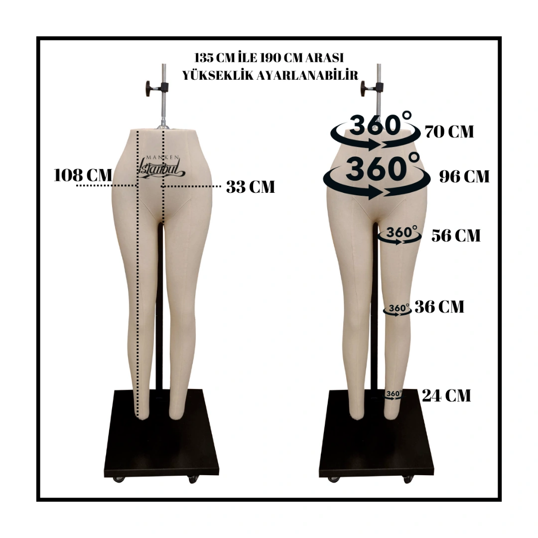 Bayan Alt Grup Pantolon Prova Mankeni ile Kusursuz Kalıp ve Profesyonel Sunum 2 Bayan Alt Grup Pantolon Prova Mankeni ile Kusursuz Kalıp ve Profesyonel Sunum